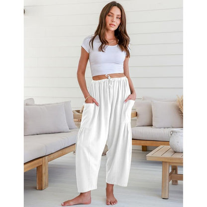 ☀️Women's Linen Wide Leg Pants with Pockets