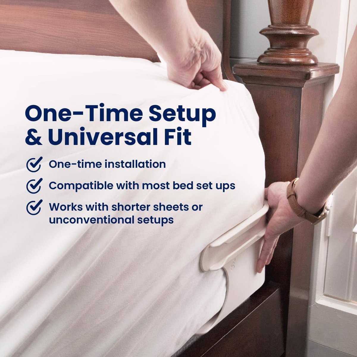 💖Last Day 49% OFF💖Sheet Holders - Secure Bed Sheets Firmly in Place - 4 Pack