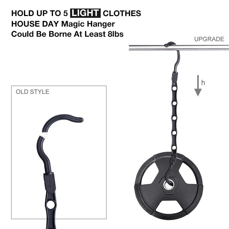 Magic Space-Saving Clothes-Hangers Sturdy Closet-Organizer