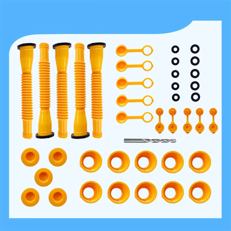 🔥LAST DAY PROMOTION SAVE 49%🔥Upgraded Replacement Gas Can Spout with Flexible Nozzle, Fit for Most 1/2/5/10 Gal Can