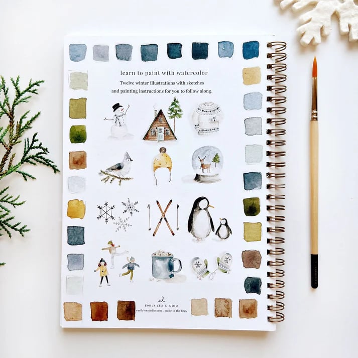 🔥LAST DAY 60% OFF - 💕Watercolor Workbook 🖼️Beginner-Friendly