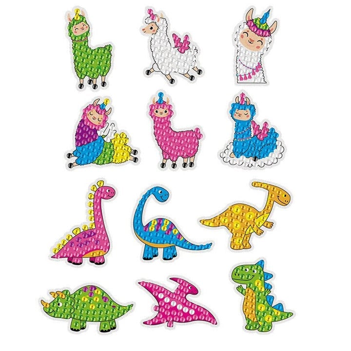 DIY children's free stick cartoon painting