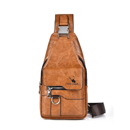 🔥Summer Hot Sale UP to 50% OFF 🎁-Travel Male Side Messenger Shoulder Chest Bag