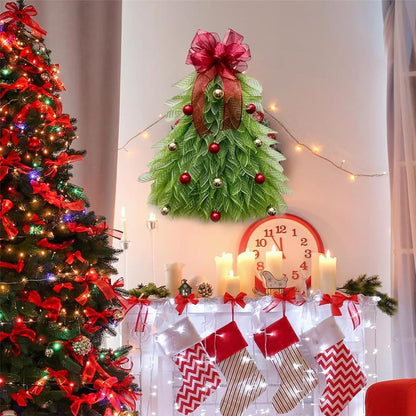 🎄Handmade Christmas Tree Wreath for Front Door🎅
