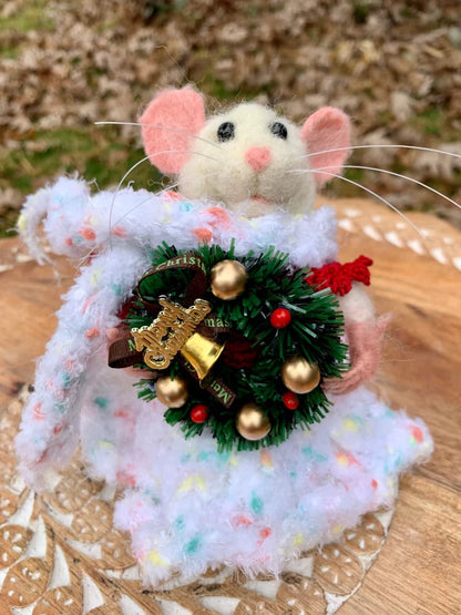 ⏰Limited Edition Hot Sale 50% Off - Handmade Christmas Needle felted Mouse