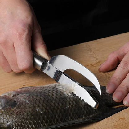 🎁2024 New Year Hot Sale🎁💋Masterclass 3-in-1 Fish Knife! 👋👋Bye Bye Cumbersome Cleaning Fish