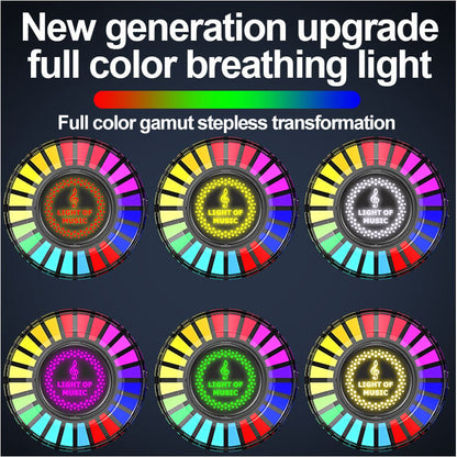🌈Car RGB LED Rhythm Ambience Light with Voice Control🚗