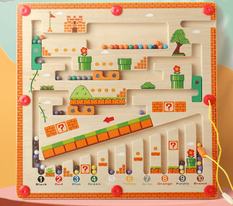 Magnetic Maze Challenge -the fastest speed reaches the end