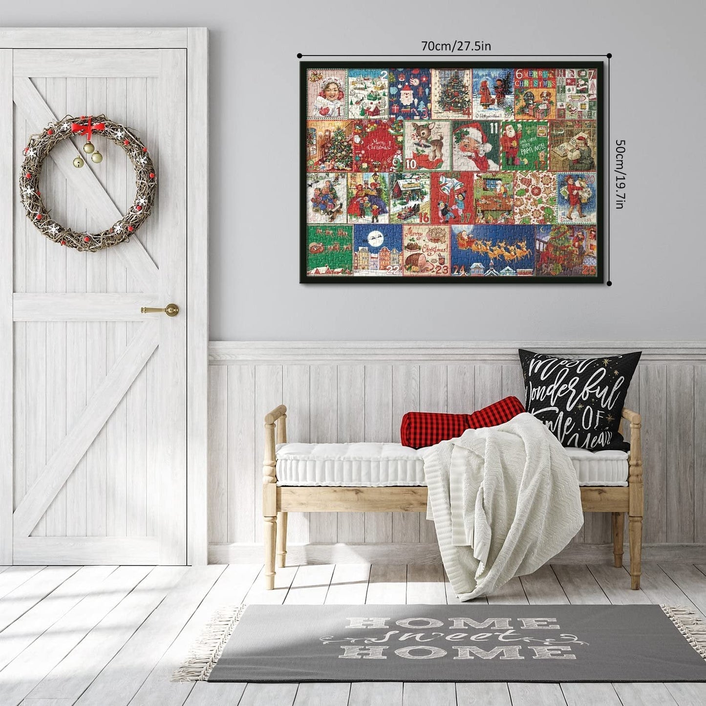 🎄Christmas Advent Calendar Jigsaw Puzzle 1000pcs🧩