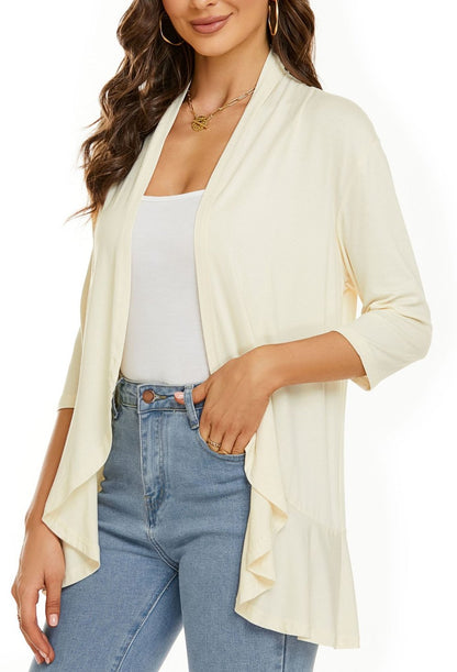 🔥Spring Discount Crazy Sale-49% OFF🌺-Women's Casual Lightweight Open Front Cardigans