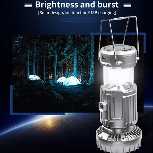 🔥 Summer Hot Sale 🔥Portable LED Camping Lantern With Fan❤️Buy 2 Get Extra 15% OFF