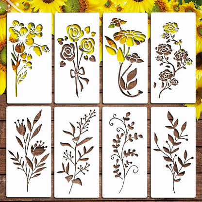 🏡New Year Spring Sale 49% OFF -Garden Fence Large Flower Stencils🌻DIY Decoration