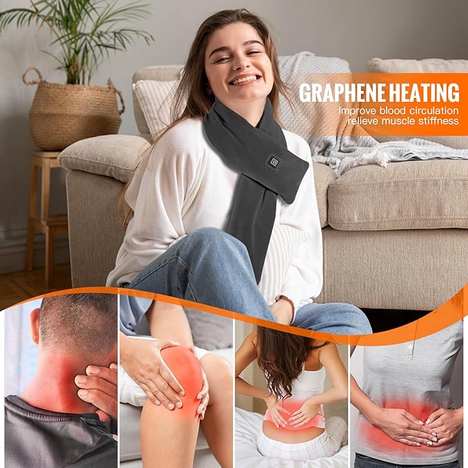 🔥Winter Hot Sale 70% OFF - 2025 New Intelligent Electric Heating Scarf