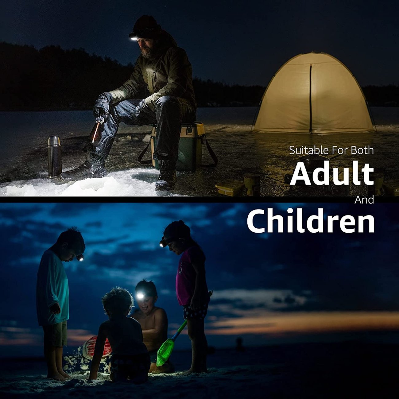 Super Bright Light Sensor Mini Led Headlamp