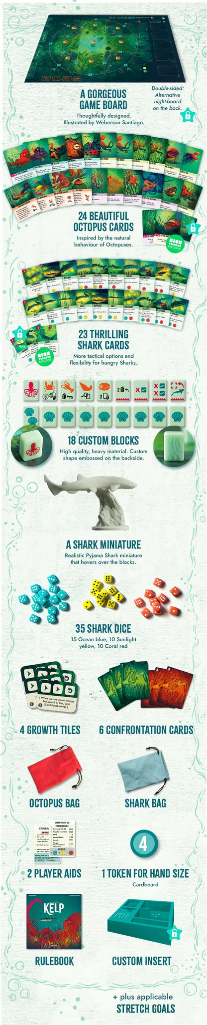 🔥Last 4 hours 57% OFF -KELP Board Games Shark vs Octopus