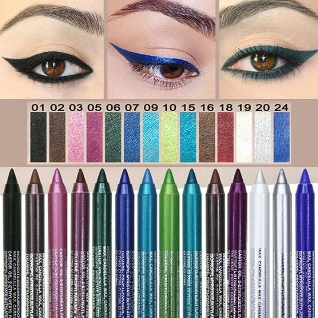 🔥🔥Long Lasting Waterproof Eyeliner Pencil Fashion Eye Makeup Cosmetics