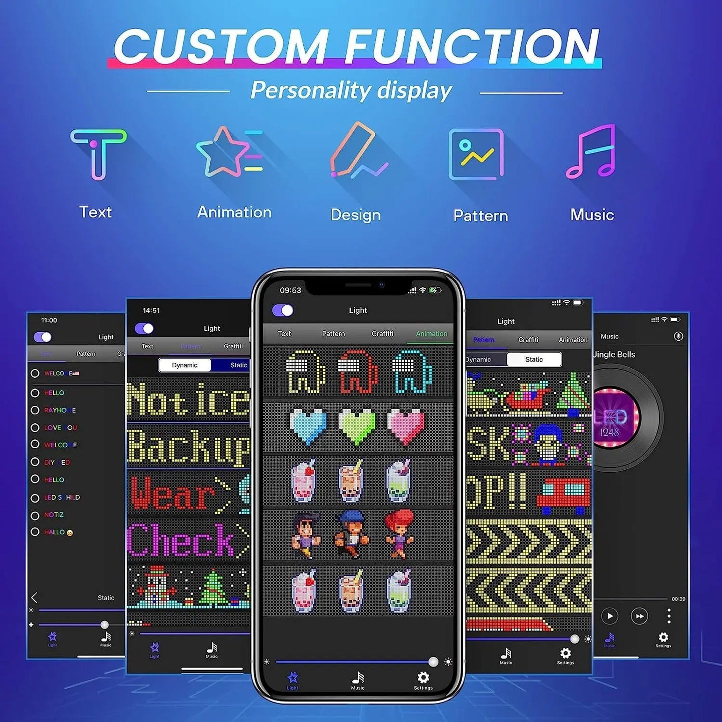 💥DIY Smart Dynamic Soft LED Screen for Car