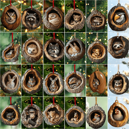Tree Hole Animal Advent Calendar