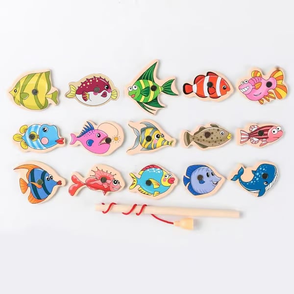 Montessori fishing game