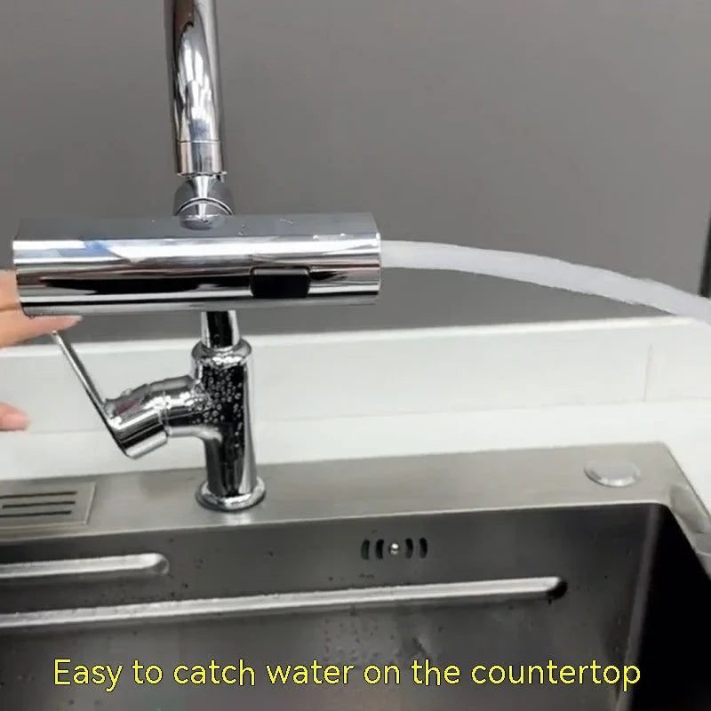 🔥3 in 1 360° Waterfall Kitchen Faucet
