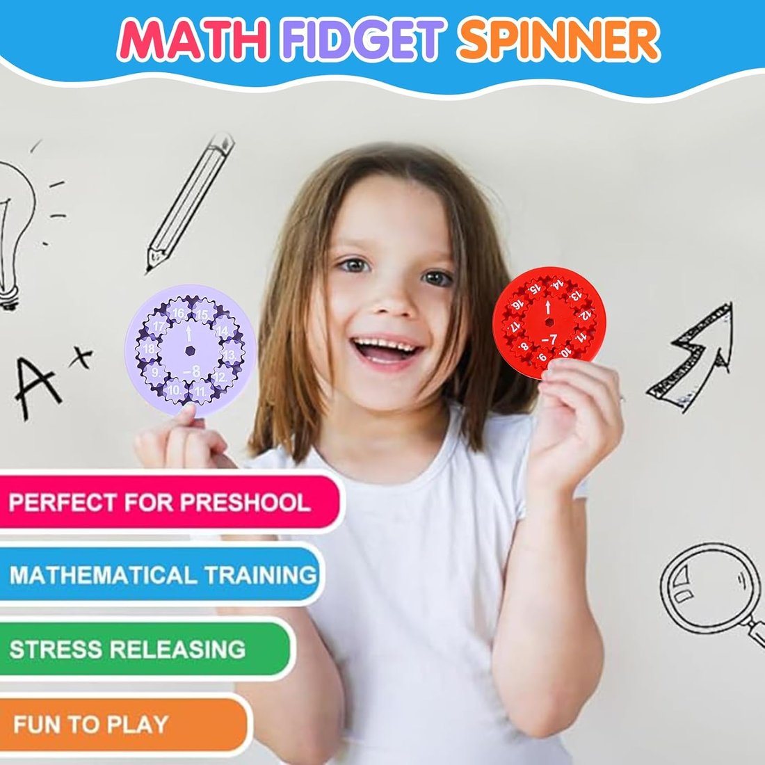 2025 New Math Fidget Spinners