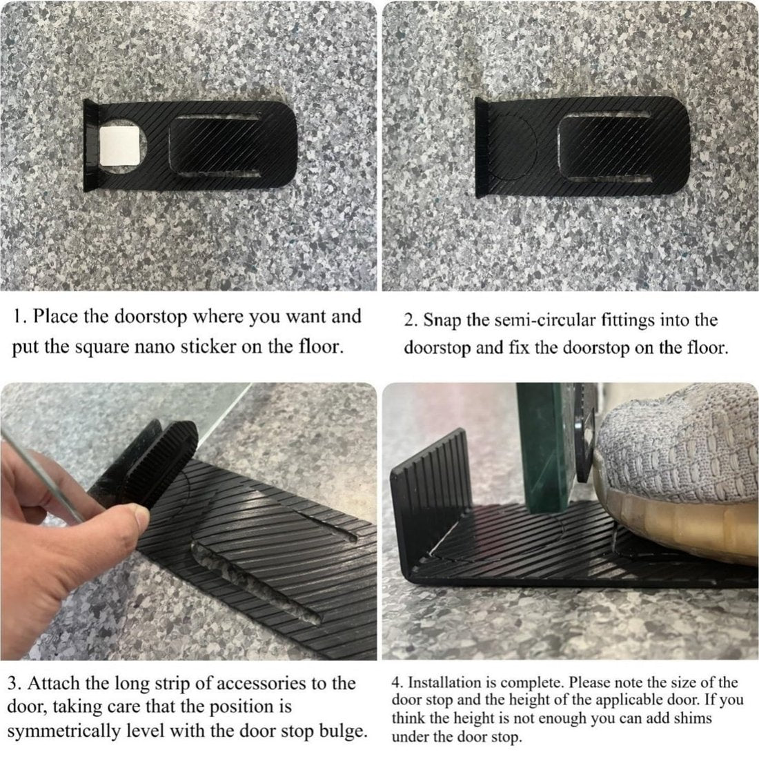 Multifunctional Spring Door Stopper