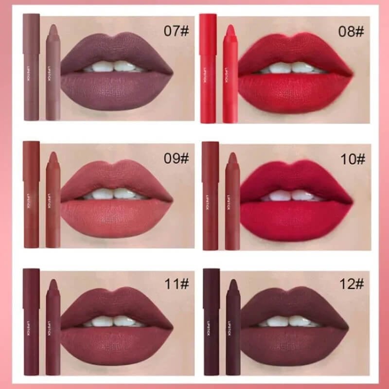 🔥12 Colors Matte Lipstick Pen