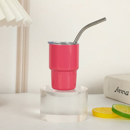 Stainless Steel Mini Straw Thermos Cup