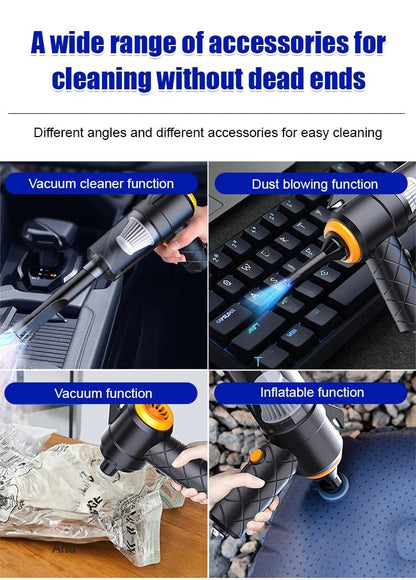 6-in-1 Wireless Powerful Car Vacuum Cleaner🔥