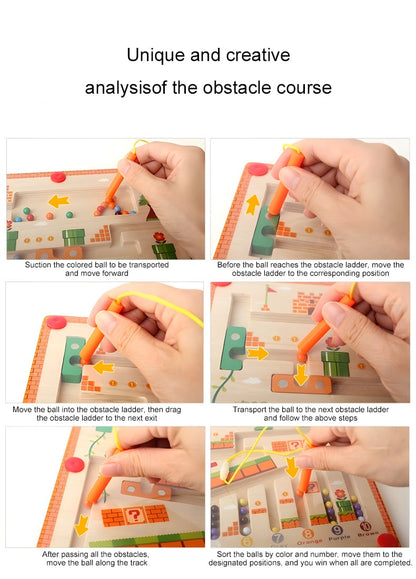 Magnetic Maze Challenge -the fastest speed reaches the end