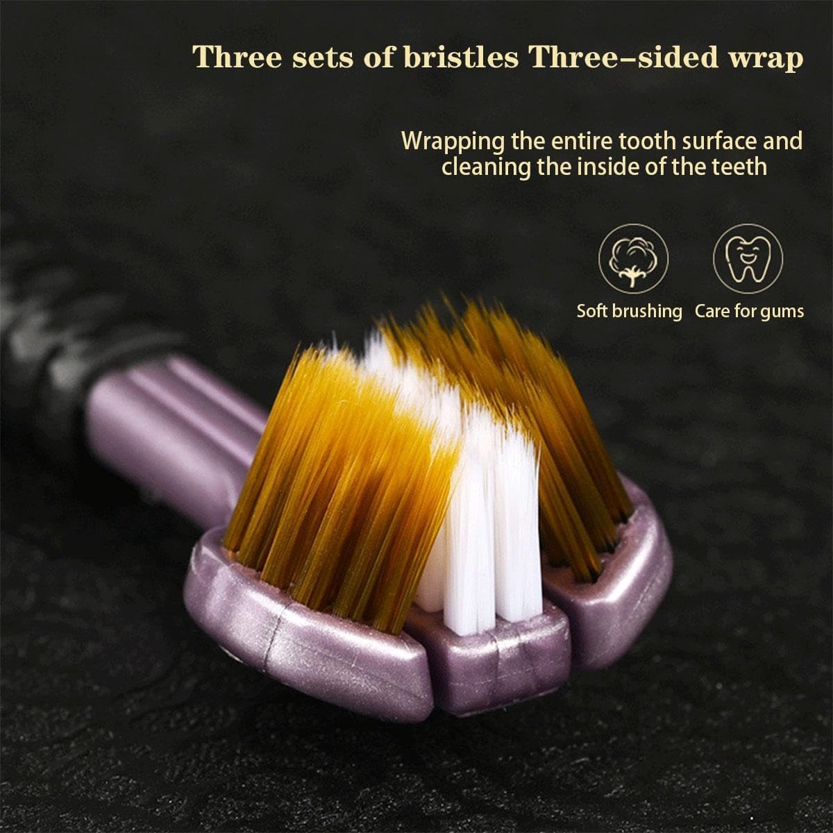 🔥Last Day Promotion-49%OFF🔥Three head multi-angle cleaning toothbrush