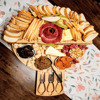 🧀LAST DAY 70% OFF - Bamboo Swivel Charcuterie Board🔥