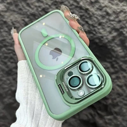 🔥New In Phone Case for iPhone 16 Series - Invisible Camera Lens Holder Magnetic Case for iPhone