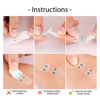 🔥Last Day 70% OFF🔥Invisible Face Lifter Tape✨Has a delicate V face(120pcs)