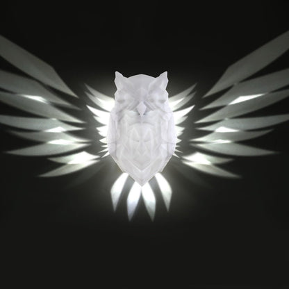 3D Animal Owl Wall Light