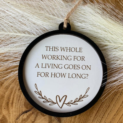 🎄Funny Wooden Tree Ornament🎁