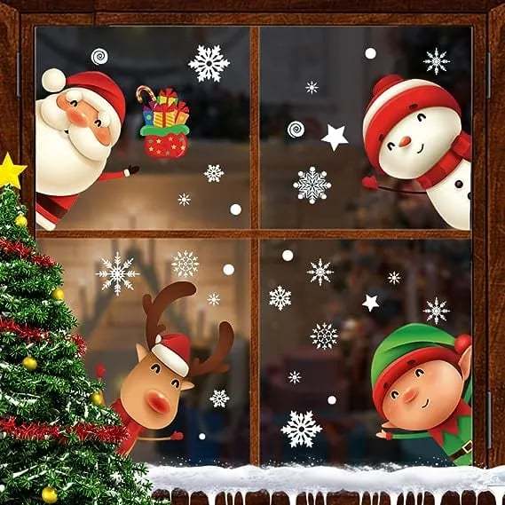 🔥Hot Sale 50% OFF- ❄Christmas Window Clings