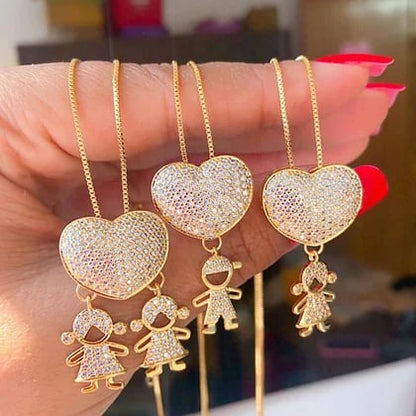 🔥 Mother's Love Necklace - Love and My Kids