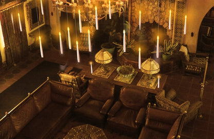 Fantasy Floating Candles with Wand Remote