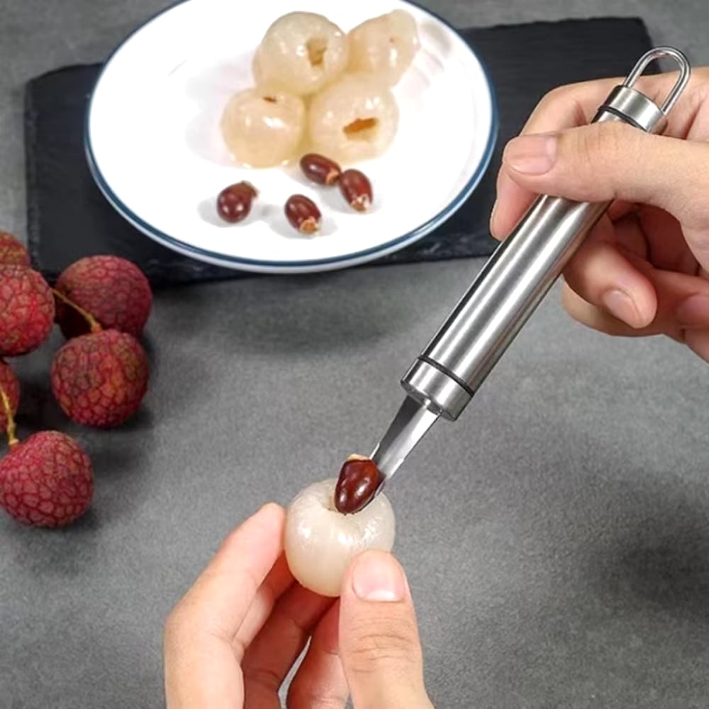 🔥2025 New Arrival🔥Longan Corer Shrimp Line Knife Cherry Core Remover Stainless Steel Fish Maw Cutter Tool