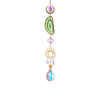 🌈Beautiful Crystal Suncatcher With Prisms Pendants💎