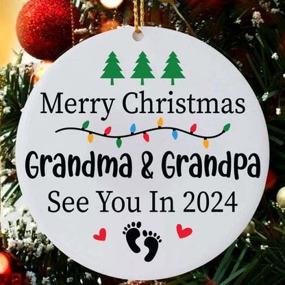 See You in 2024 Christmas Tree Ornament