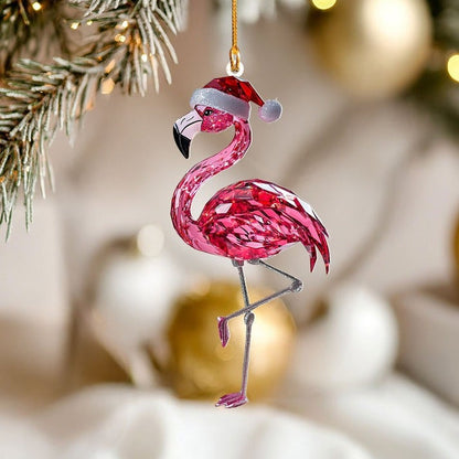 🎄Flamingo Christmas Ornaments🦩