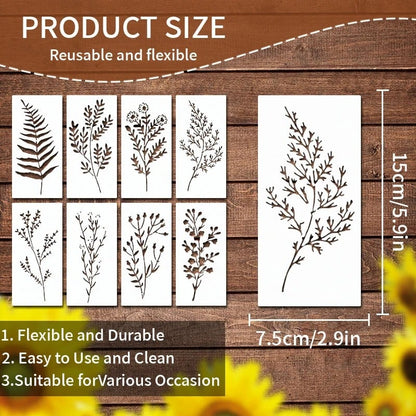 ✨LAST DAY 49% OFF💐Garden Fence Large Flower Stencils🌻DIY Decoration