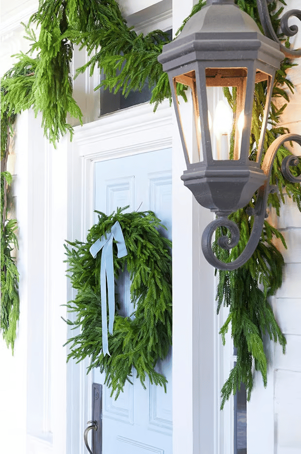 🔥Last 4 hours 57% OFF -🌲Natural Christmas Greenery - Real Touch Norfolk Pine Garland