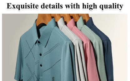 🎁Hot Sale 49% OFF⏳Men's Ice Silk Stretch Shirt