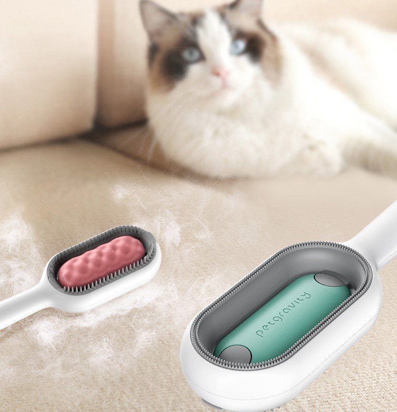 Pet Hair Removal Comb with Water Tank