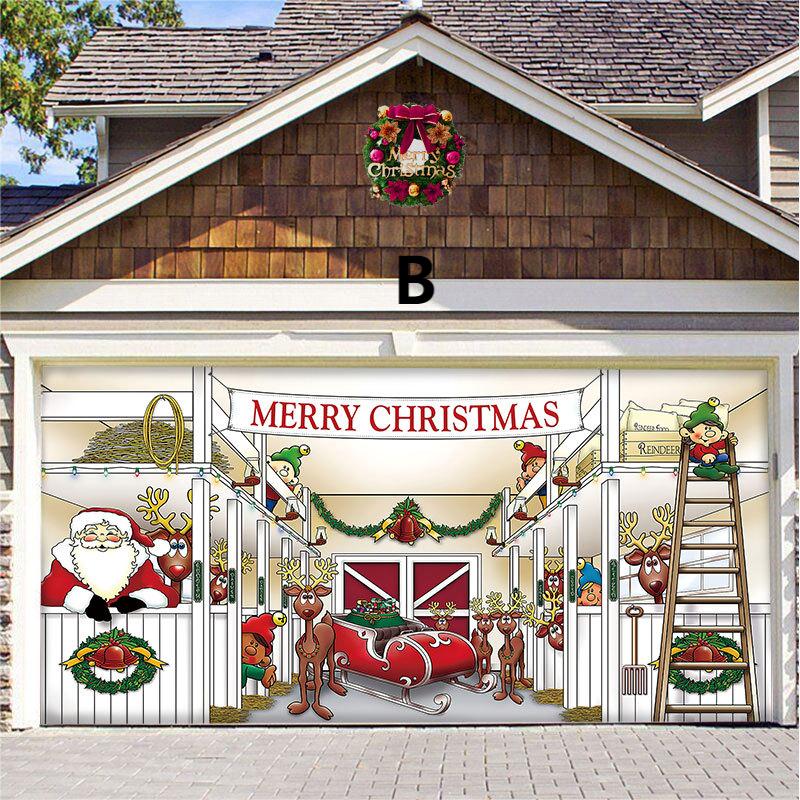 🎄Last Day Sale 49% OFF - Christmas 2024 Reusable Garage Door Decoration