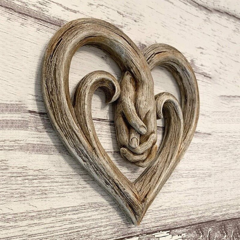 🔥 Hot Sale - Heart Holding Hands Wall Decor - Forever Love