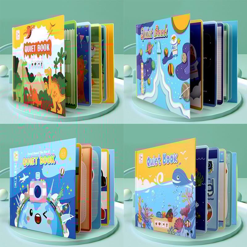 🔥Keep Your Kids Away From Electronics - Early Education Enlightenment Quiet Sticker Toy